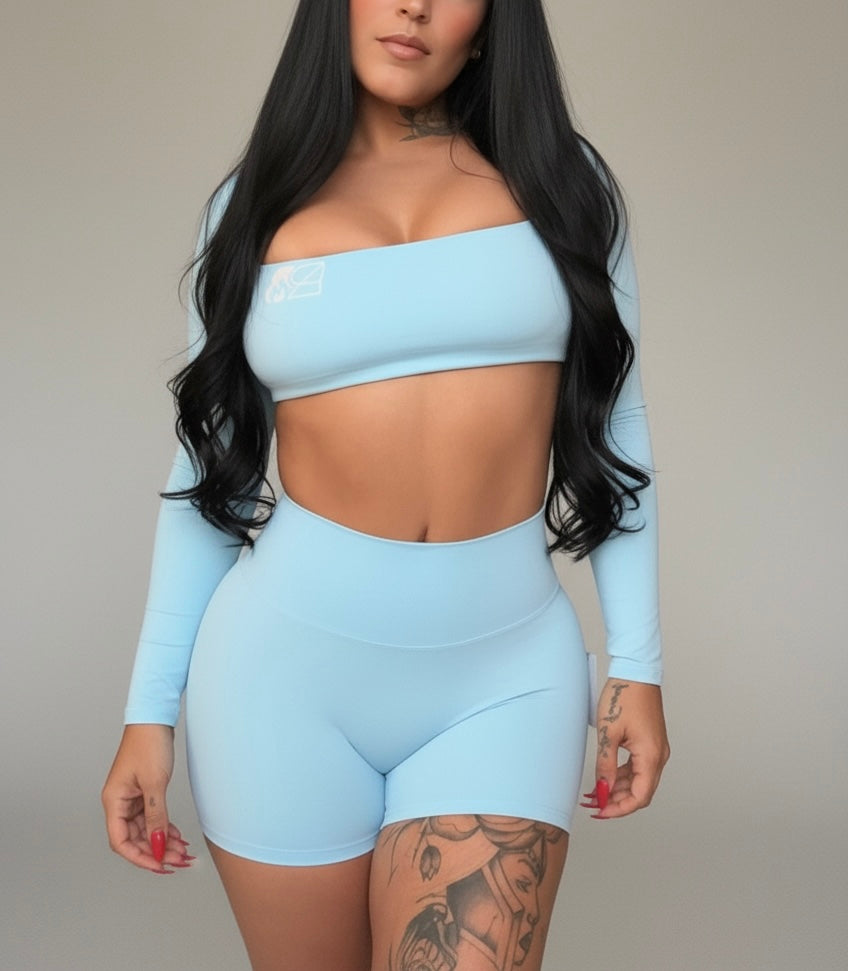 Set dos piezas azul bebe